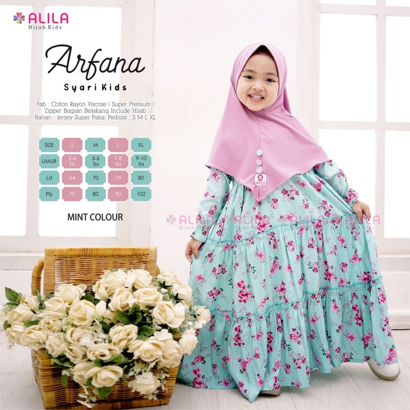 Baju Muslim Anak • ARFANA SYARI KIDS BY ALILA HIJAB