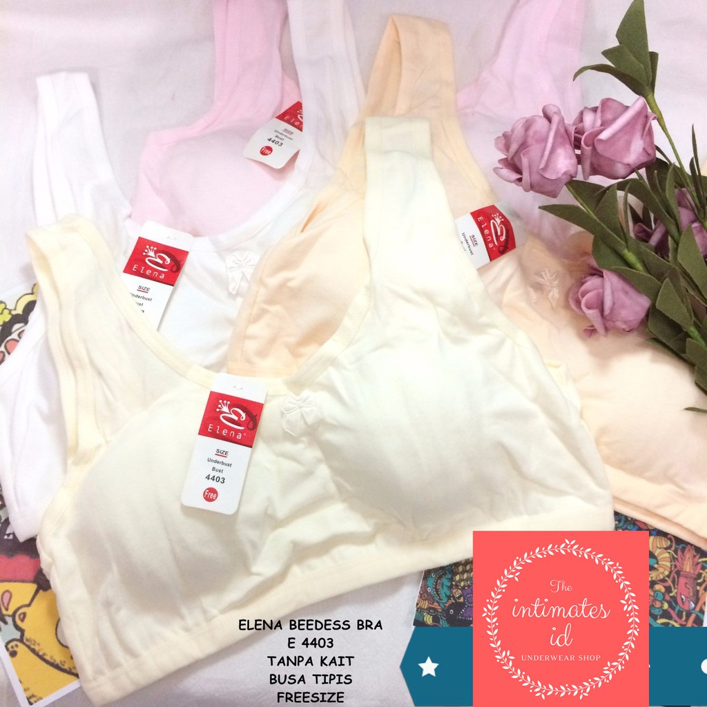 BH Remaja - Elena Beedeess Bra Tali Lebar Busa non Kawat