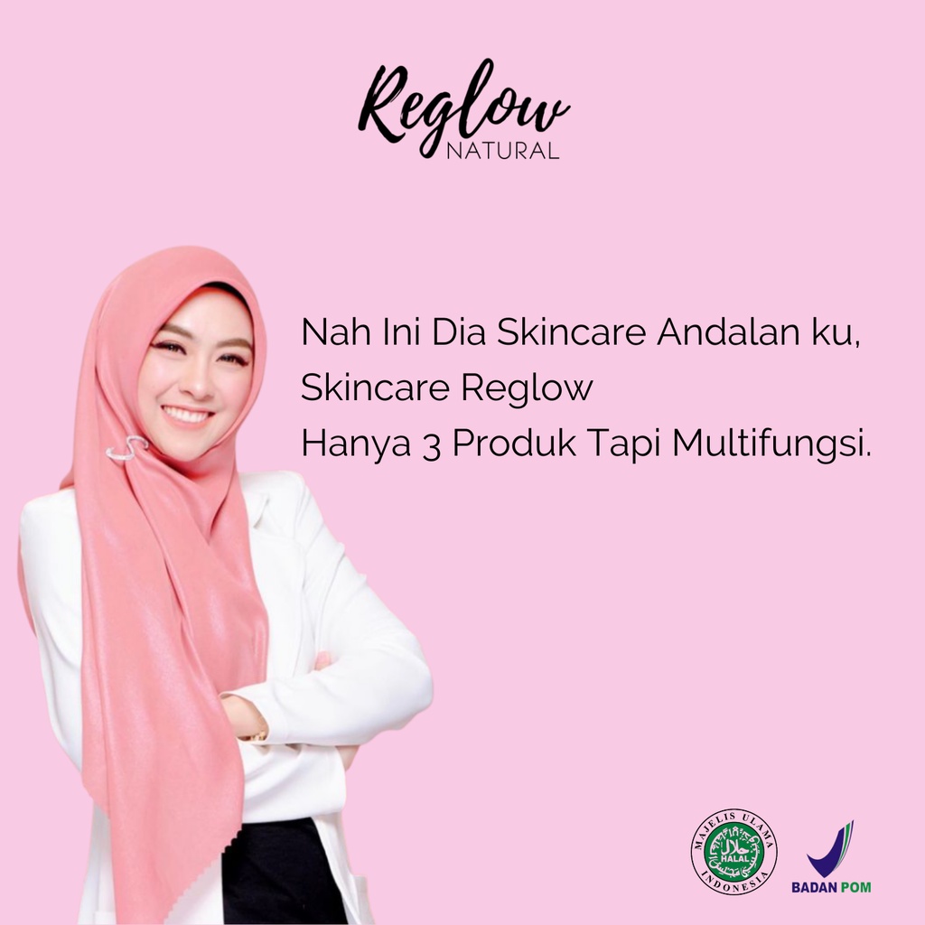 REGLOW Paket Skincare BPOM - perawatan kecantikan mencerahkan seperti skincare korea-3
