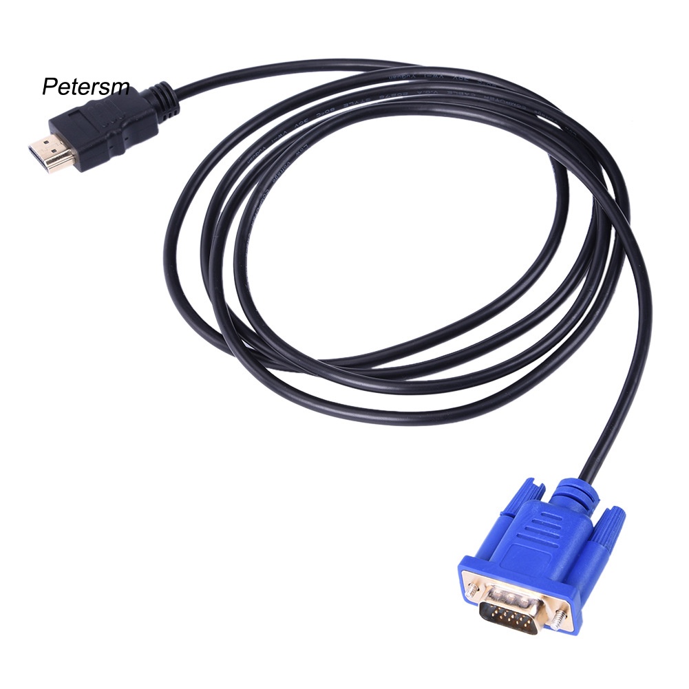 Kabel Adapter Konektor Doonjiey 1080p Hdtv Hdmi-Compatible To Vga Male 15pin Untuk Pc Tv