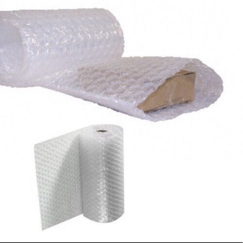 

Bubble wrap tambahan pengaman barang saat packing