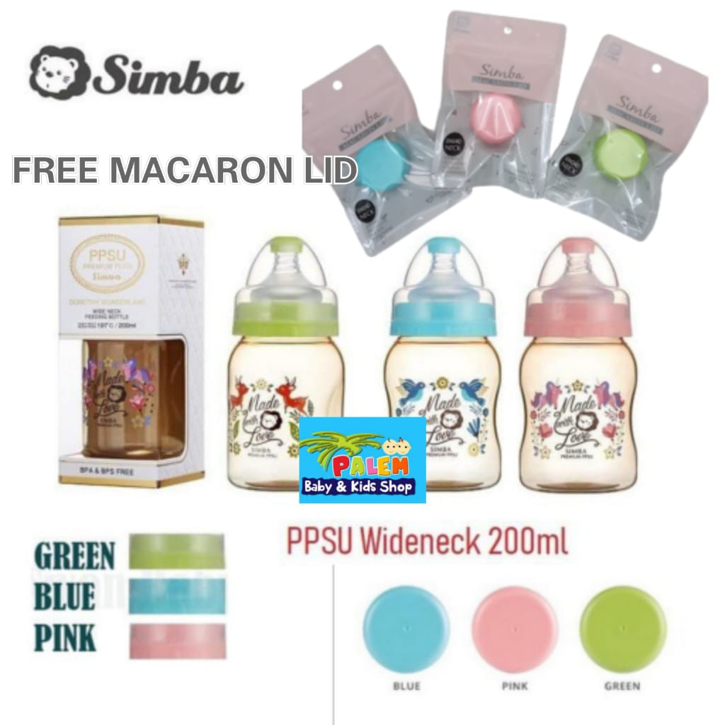 SIMBA Dorothy Wonderland PPSU Wide Neck Feeding Bottle/Botol susu bayi 200ml/7oz &amp; 270ml/9oz