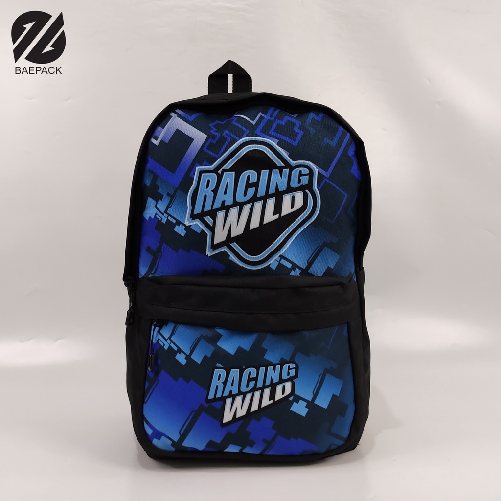 Tas Punggung Ransel Bagpack Cowok Racing Crew Original Baepack / Ransel Pria Murah Berkualitas Produsen Bandung / Tas Sekolah Karakter Premium