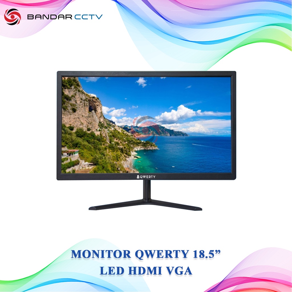 LED Monitor Qwerty 18 5 Inch HDMI VGA