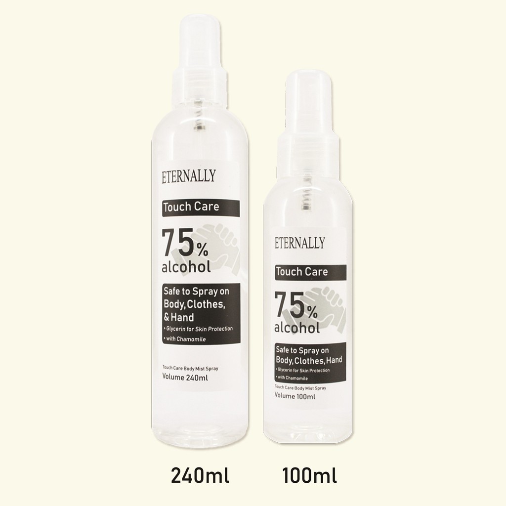 ETERNALLY [ALKOHOL SPRAY] Touch Care Body Mist Spray (BPOM) ✰ ascocobeauty ✰