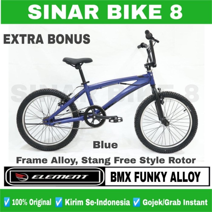 Sepeda Anak Laki BMX ELEMENT FUNKY Alloy Stang Rotor Garansi Ukuran 20 Inch