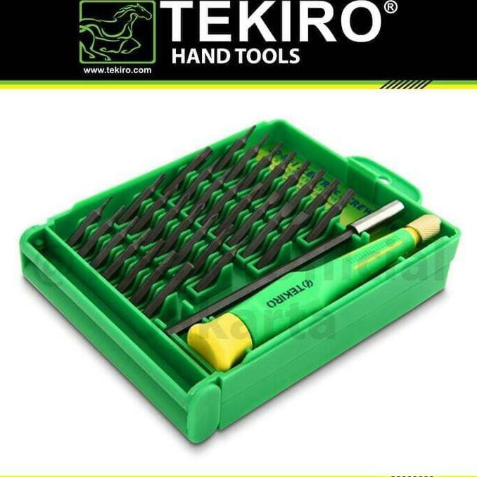 Obeng Presisi Tekiro 3O Pcs / Tekiro Obeng Presisi Set 30 Pcs