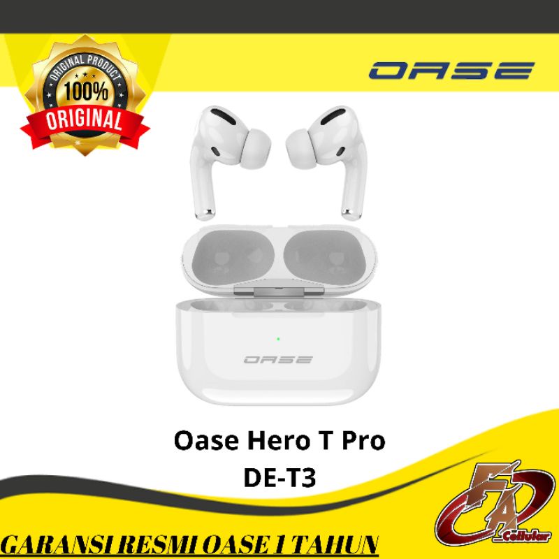 Earphone Bluetooth Oase T Pro DE - T3 - Original Garansi Resmi Oase
