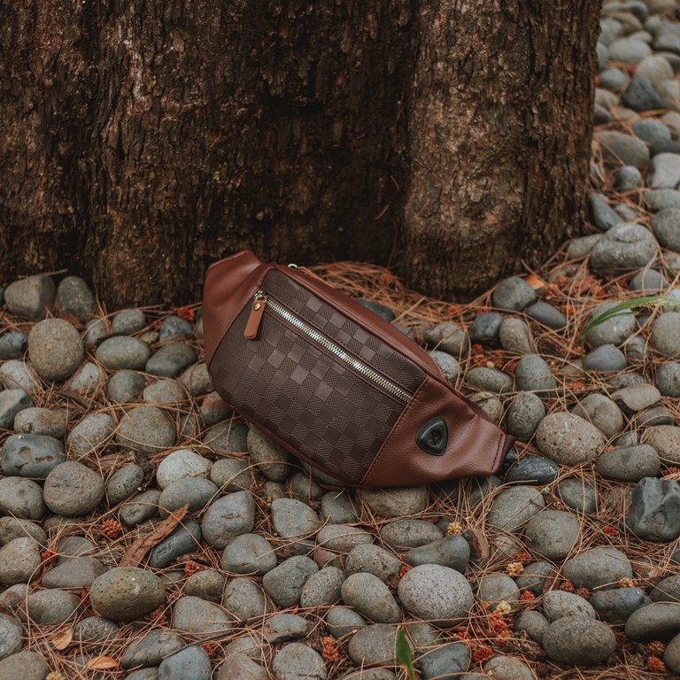Tas Selempang Waistbag LIMBO Simpel Dan Casual Bahan PU Leather Pria Dan Wanita Tersedia 3 Warna