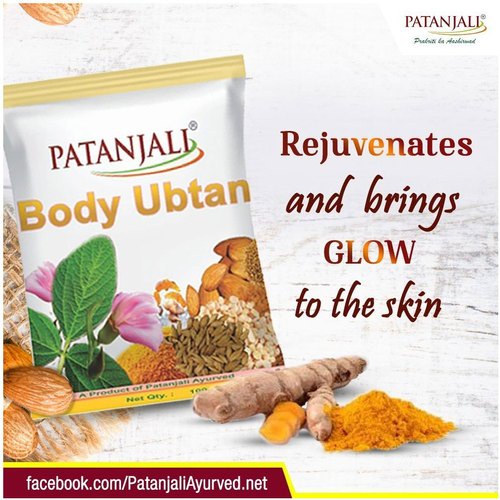 PATANJALI BODY UBTAN 100 GM/BODY SCRUB/LULUR BADAN