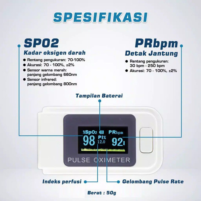 Pulse Oximeter Fingetrip LK89