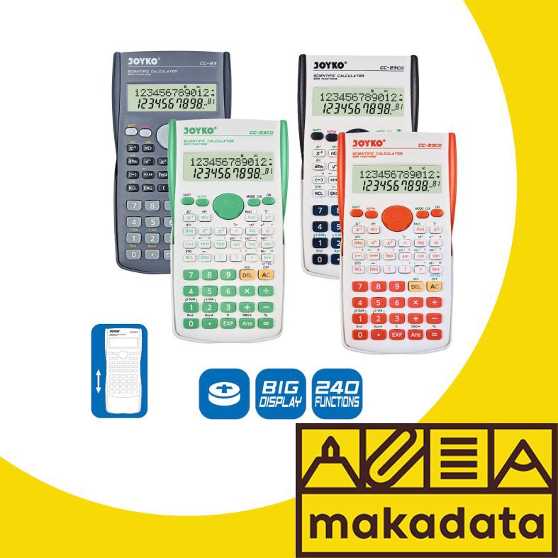 

CALCULATOR | KALKULATOR JOYKO CC 23-CO SCIENTIFIC WARNA MURAH