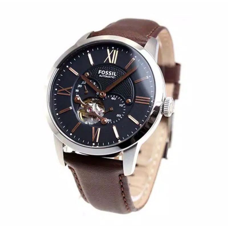 Fossil ME3061/ ME3061P Townsman Automatic Leather Watch - Jam Tangan Otomatis Pria