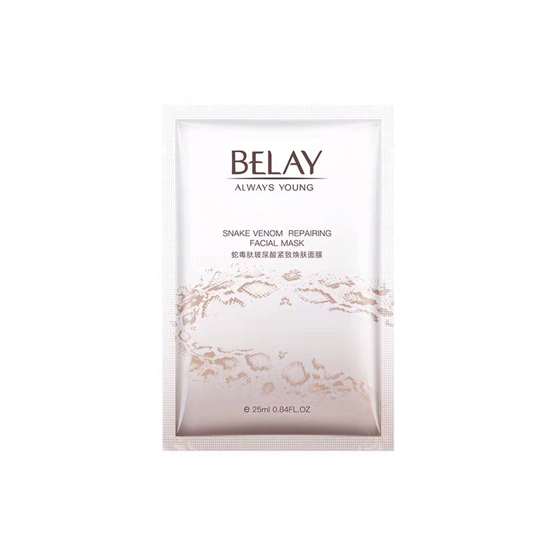 BELAY SNAKE VENOM PEPTIDE REPAIRING MASK MASKER WAJAH KOREA WANITA FACIAL SHEET MASK