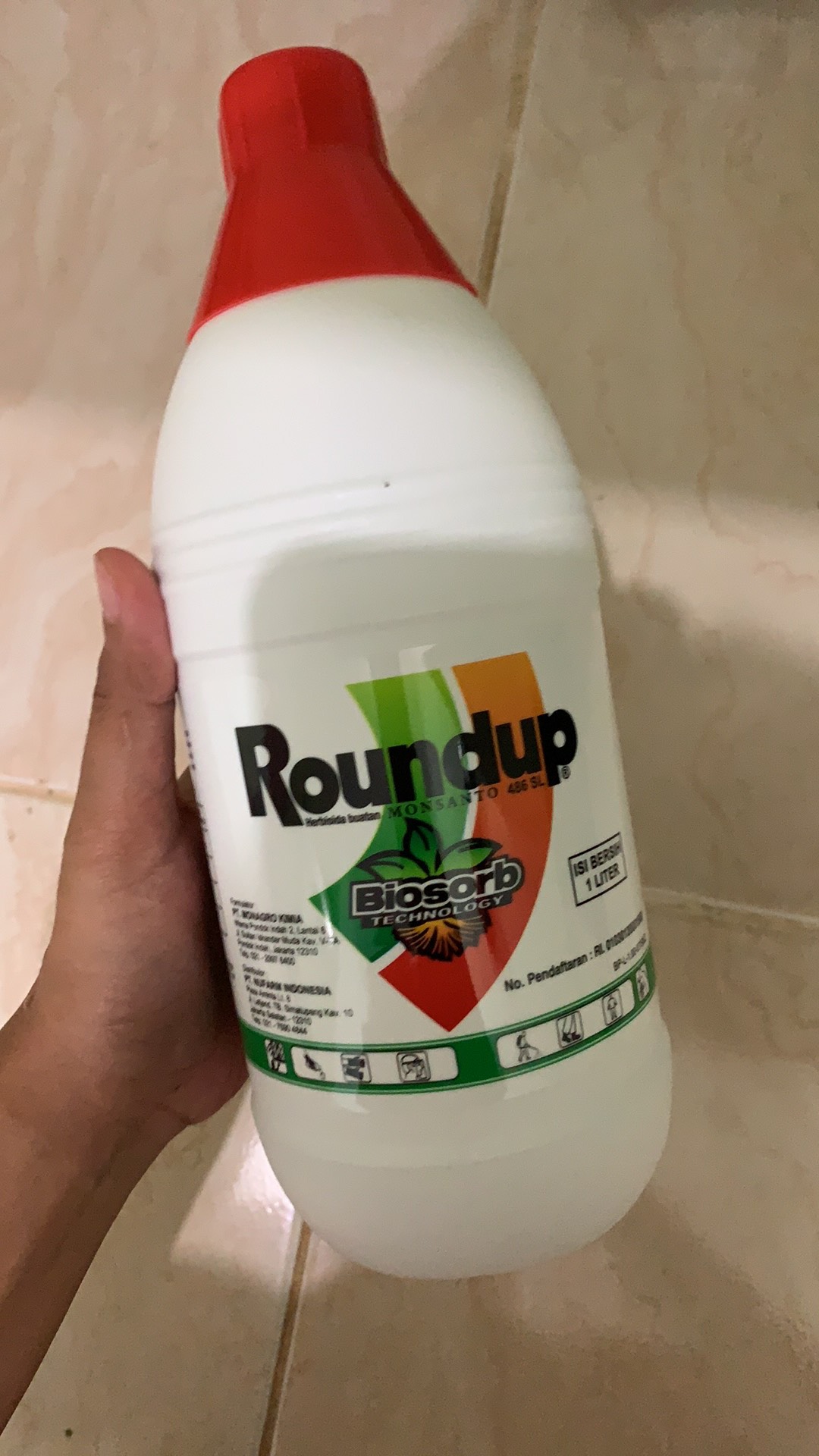 Roundup 486sl 1l Herbisida Pembasmi Rumput Liar Dan Gulma