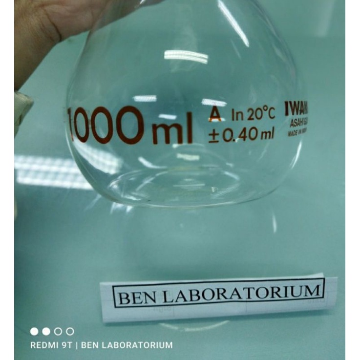 labu ukur 1 liter / 1000 ml iwaki