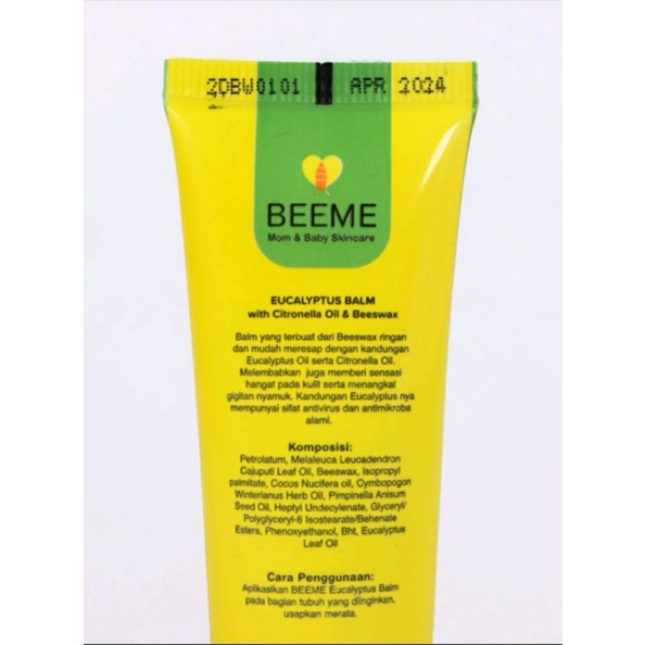 (FREE GIFT) Beeme Eucalyptus Balm Antivirus dan Bakteri