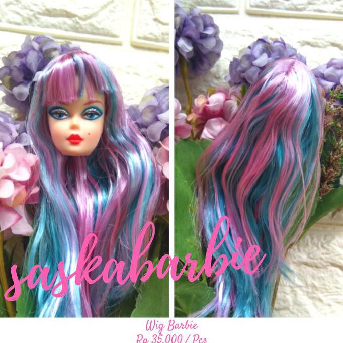 JUAL MURAH RPB 004 - Wig - Rambut Palsu Barbie - Doll - Boneka - Original Mattel
