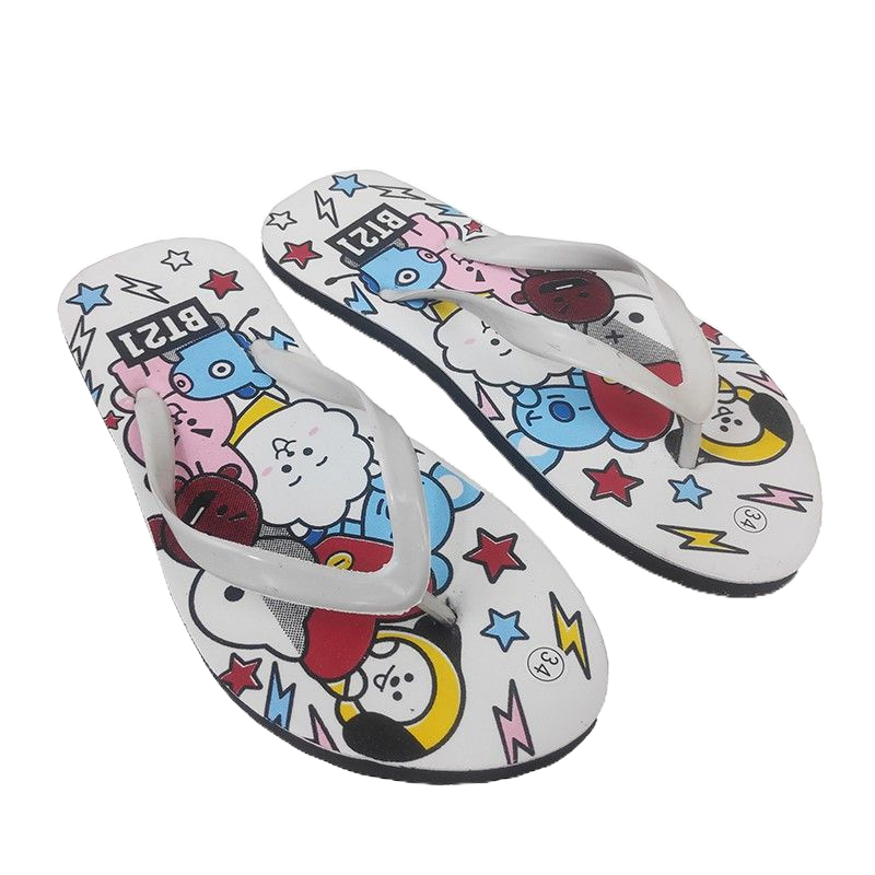 JB Sandal Anak Motif Bts21 Murah