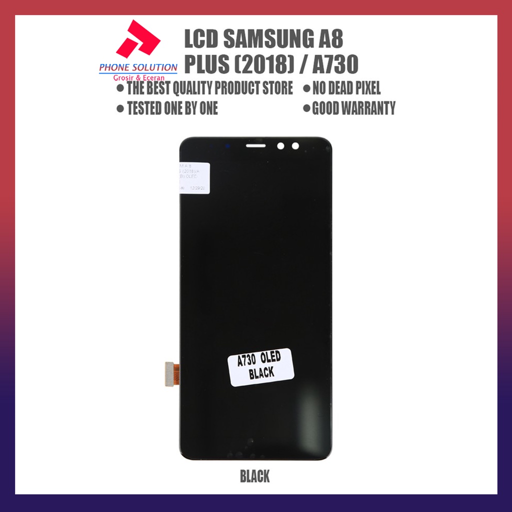 LCD Samsung A8 Plus A730 OLED Fullset Touchscreen // Supplier LCD Samsung - Garansi 1 Bulan