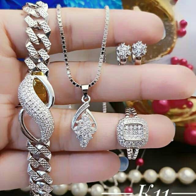 Xuping set perhiasan lapis emas