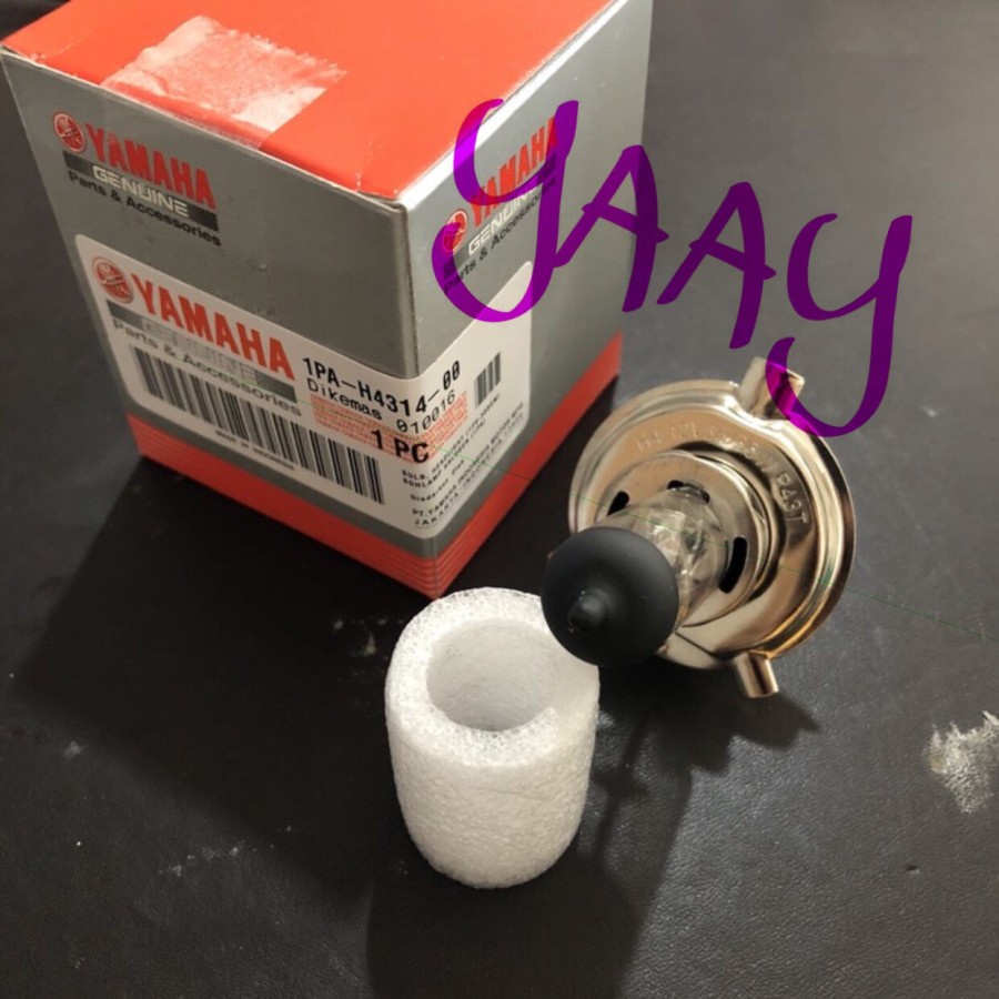 1PA LAMPU BOHLAM DOP COP HALOGEN DEPAN MOTOR VIXION OLD LAMA NEW BARU BYSON MX-KING 12V 35W