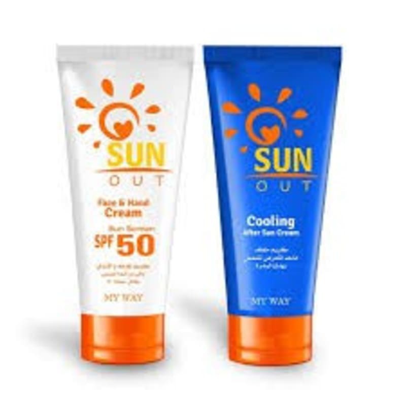 MY WAY SUN OUT / SUN SCREEN / SUN BLOCK / AFTERSUN