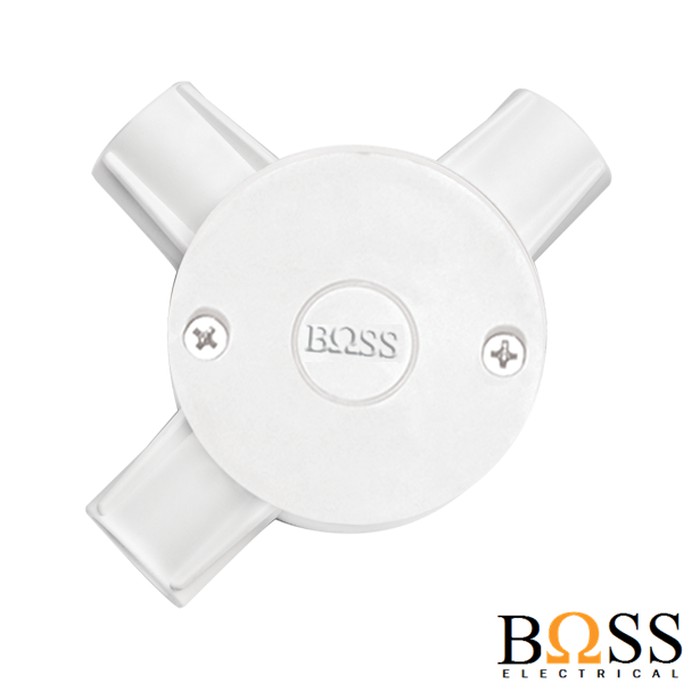 BOSS TDUS CABANG 3 PUTIH 20MM / TDUS CABANG 4 PUTIH 20MM / CROSS DUS C4 WHITE