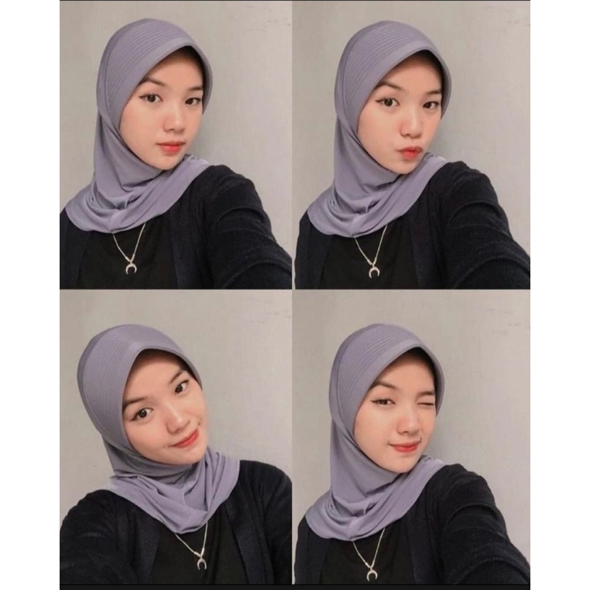 VOLLY HIJAB INSTAN SPORT / KERUDUNG SIMPLE OUTFIT OLAHRAGA