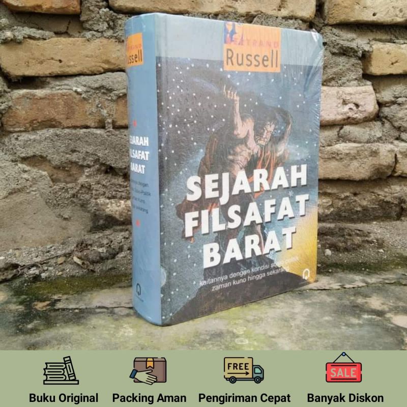 Buku Russell: Sejarah Filsafat Barat - Bertrand Russell - Original
