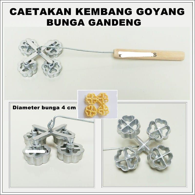 CETAKAN KUE KEMBANG GOYANG ISI 4