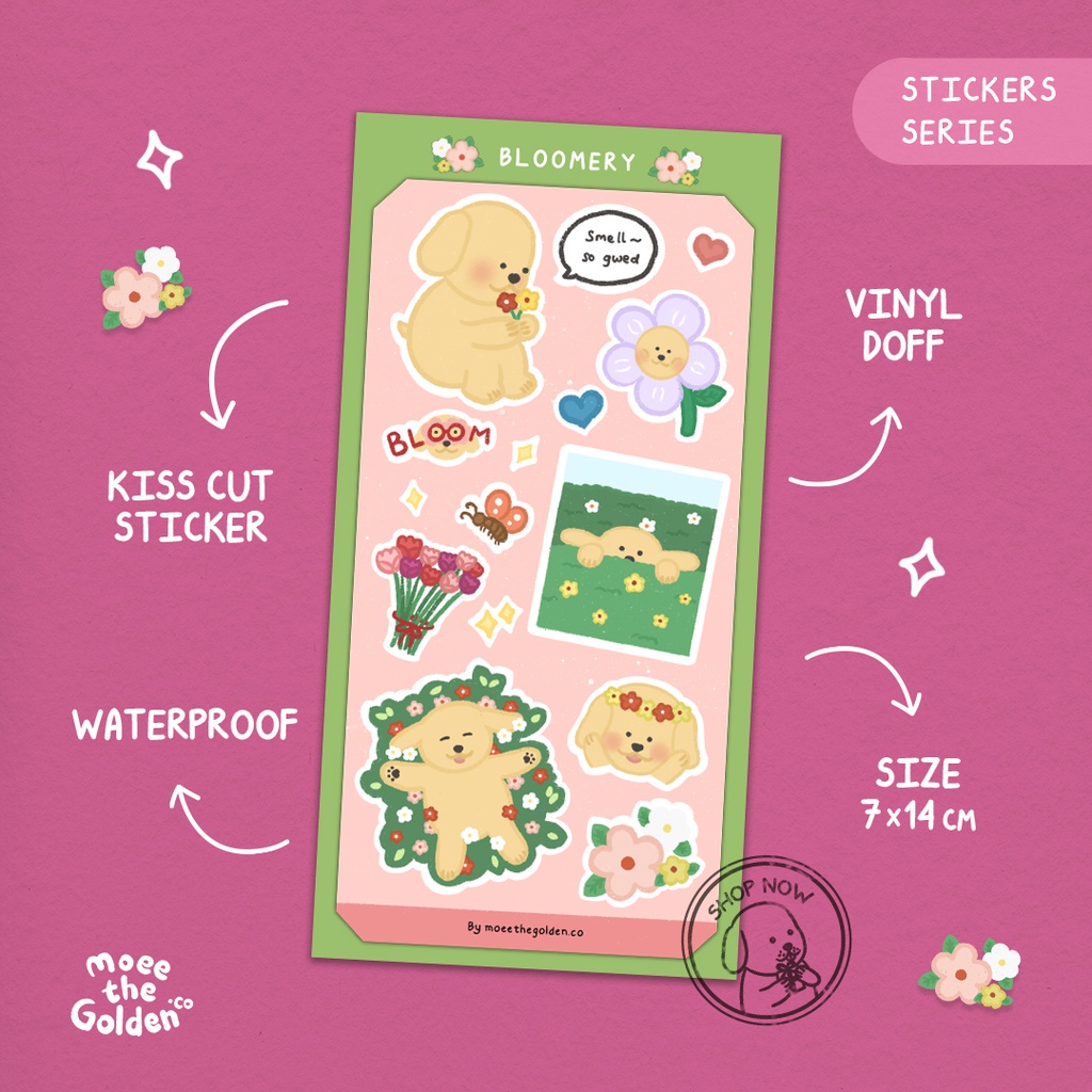 

STICKER SHEET Kiss Cut - Bloomery