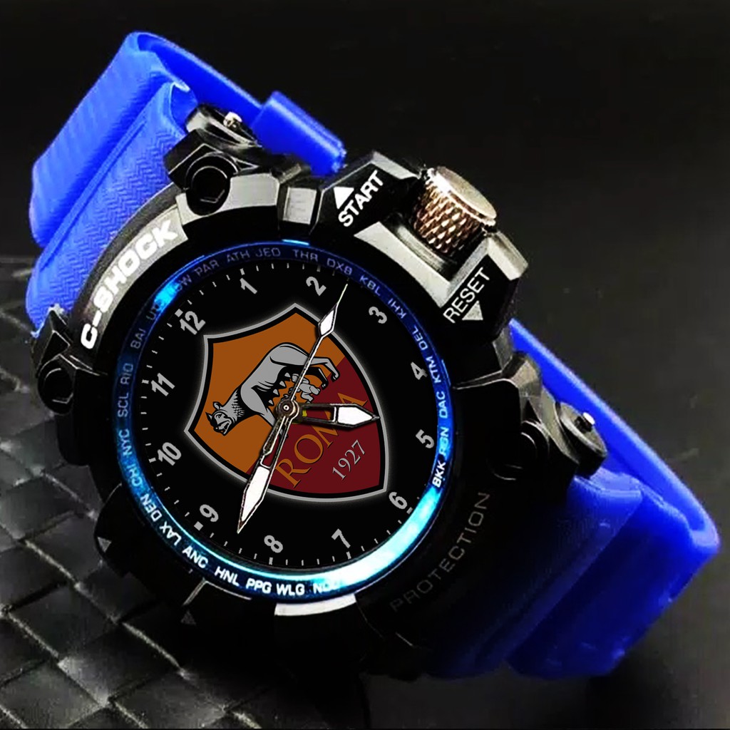 (EXCLUSIVE) JAM TANGAN AS ROMA 2 (STRAP WARNA)