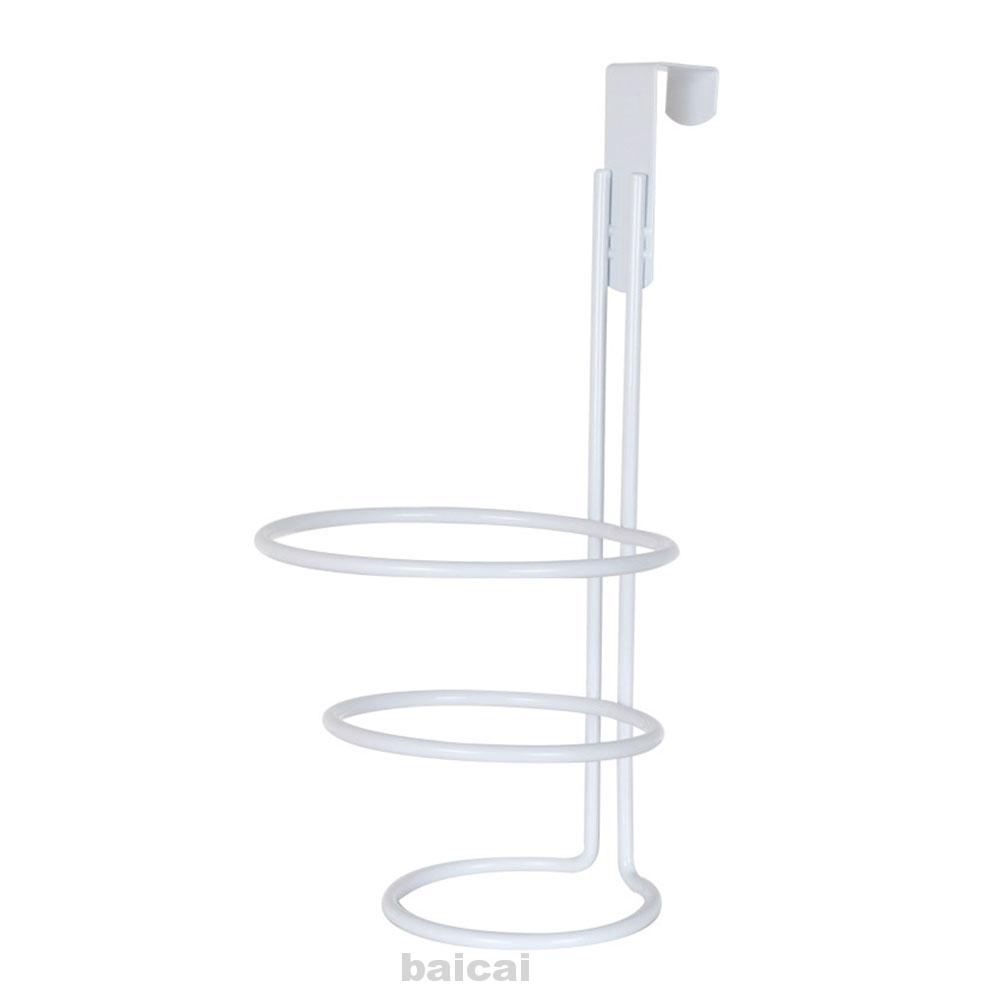 Hair Dryer Holder Door Back Hanging Rack Bathroom Organizer