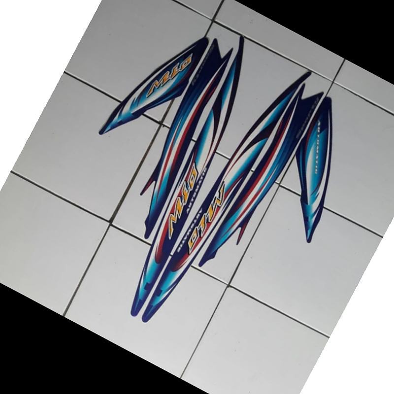 stiker striping motor mio sporty 2007 biru