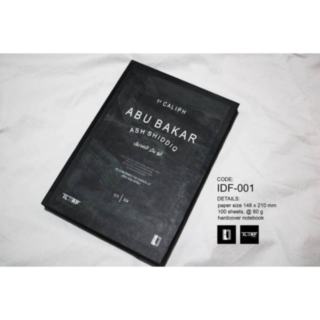 

Notebook Ildaf Hardcover Abu Bakar Ash Shiddiq