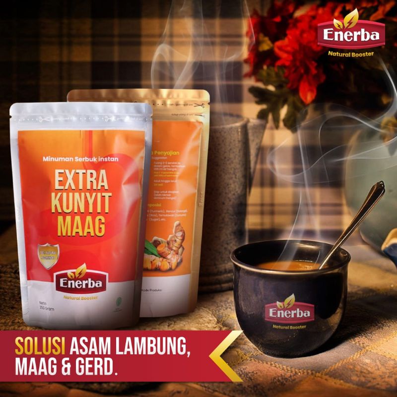 

Enerba Extra Kunyit Maag | Minuman Serbuk Instan