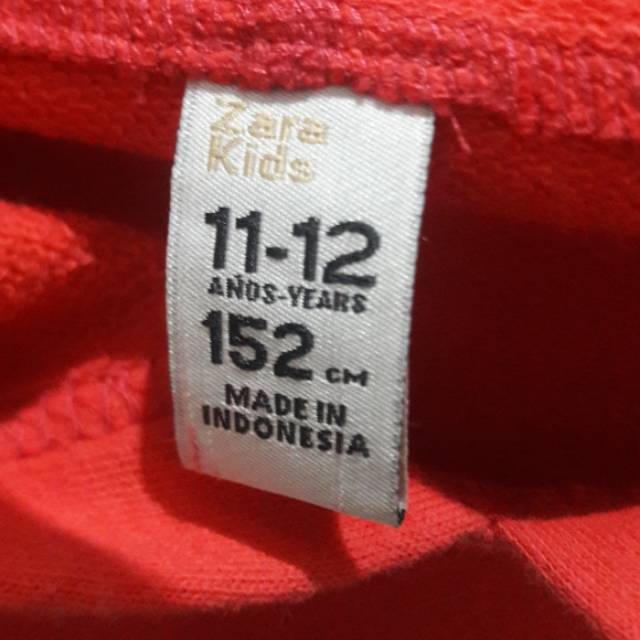 Preloved Hoodie original ZARA kids