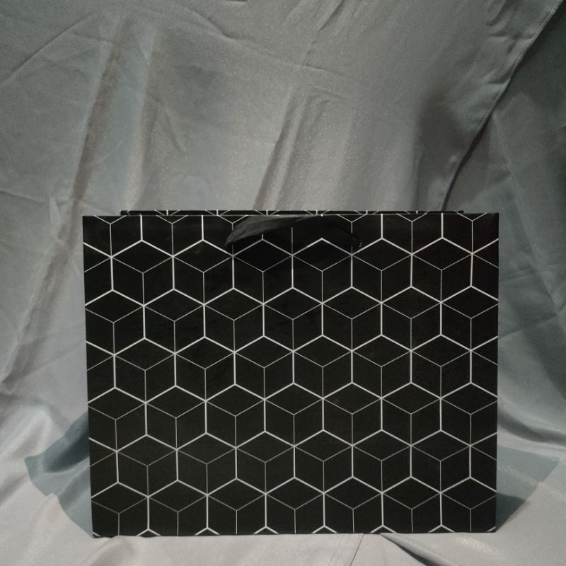 

Black Hexagon Paperbag