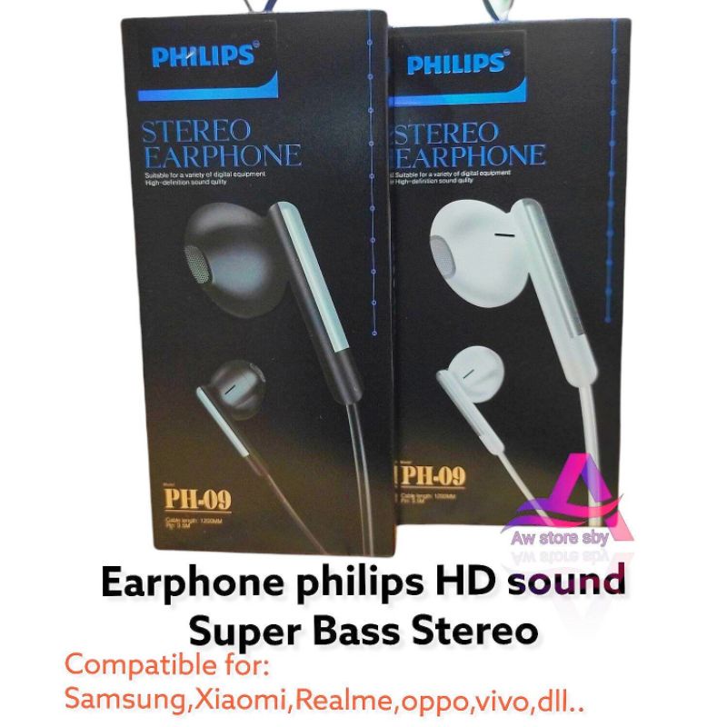 Headset philips premium Quality earphone Stereo model PhiLips-09