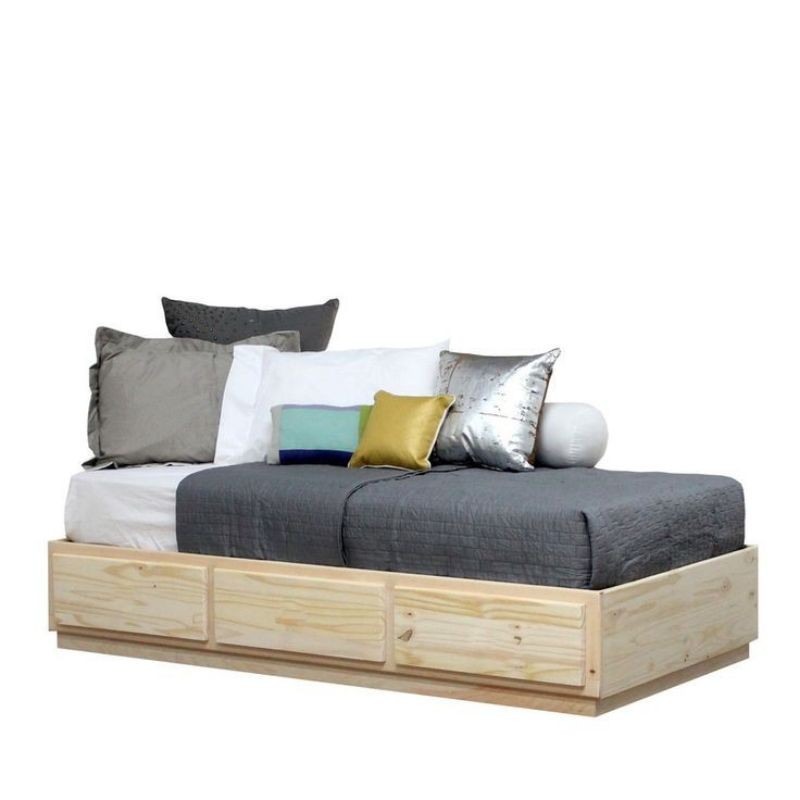 tempat tidur minimalis laci