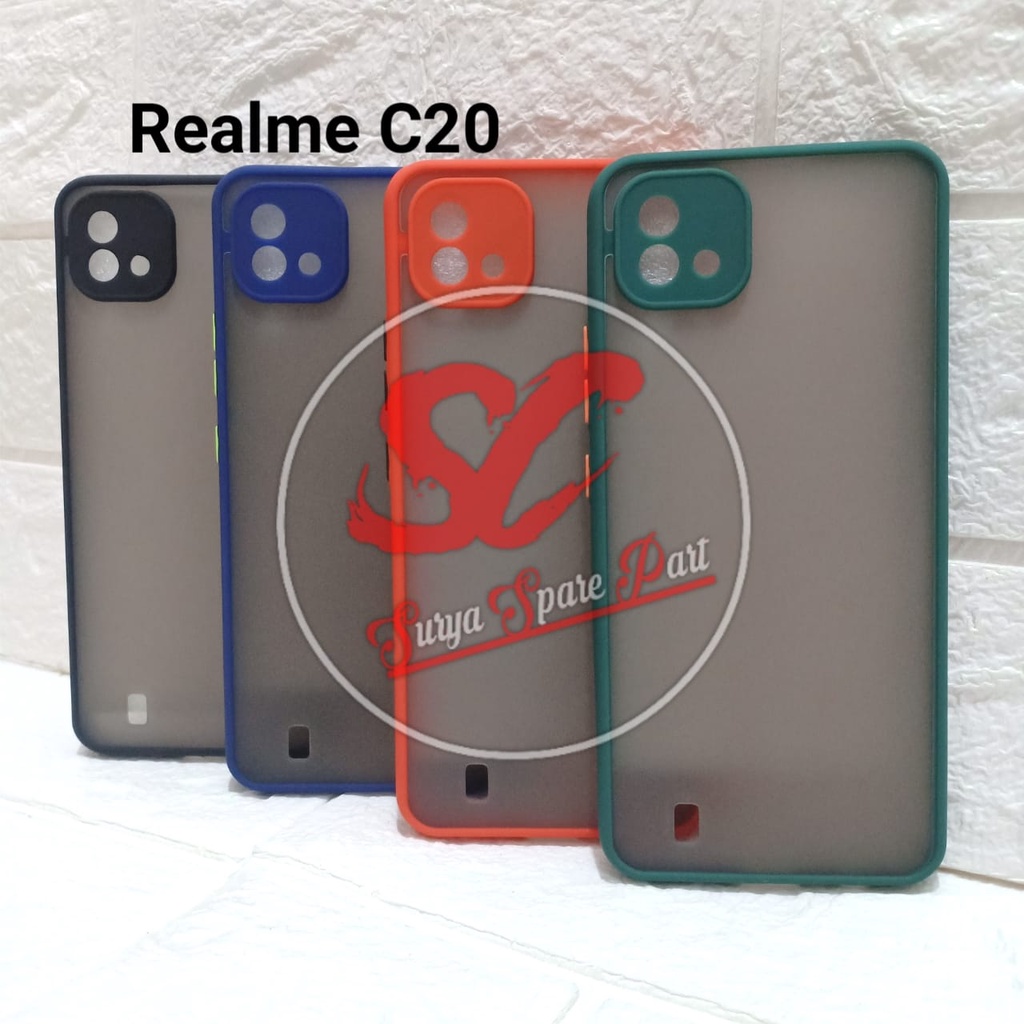 Case Realme C25 C25S - Slim Case Fuze Dove Realme C20 C21 - SC