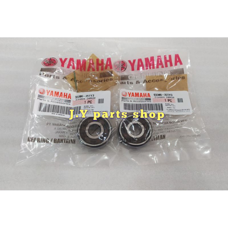 SET BEARING BERING LAHER 6301 RODA DEPAN VIXION NEW LED BK8 NVL NVA ORIGINAL YGP