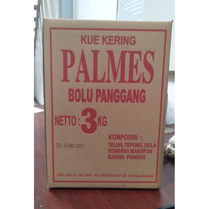 

PUSAT OLEH OLEH PEKALONGAN BOLU PANGGANG PALMES 3 KG / Kue Kering Palmes / Bolu Palmes / BOLU KERING BOLU PANGGANG JADUL LEGEND