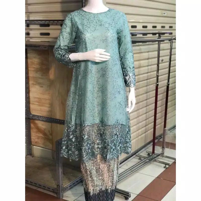 TUNIK TILLE BORDIR/TUNIK KEBAYA/KEBAYA MODERN/KEBAYA JUMBO LD 130/KEBAYA/TUNIK/BAJU/KEBAYA COUPLE-4