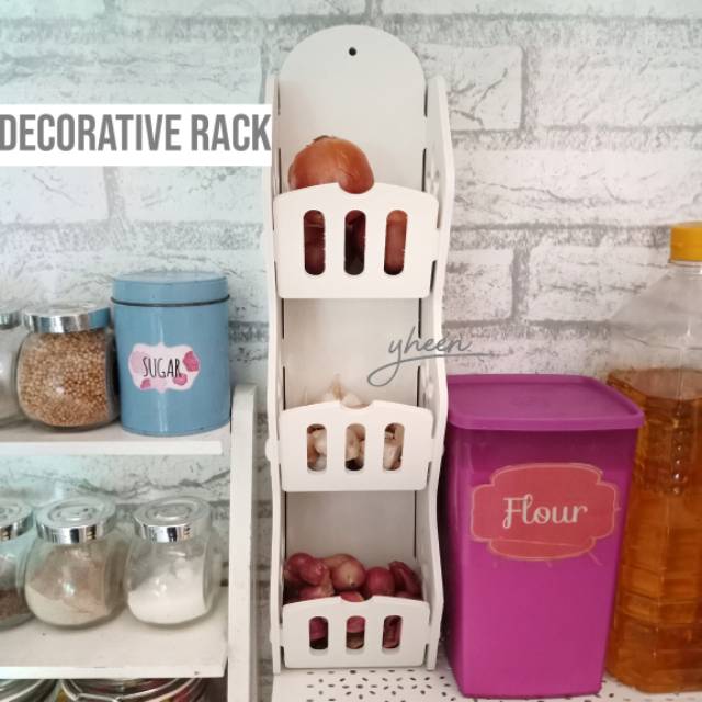 Decorative Rack / Rak Serbaguna / Rak bawang