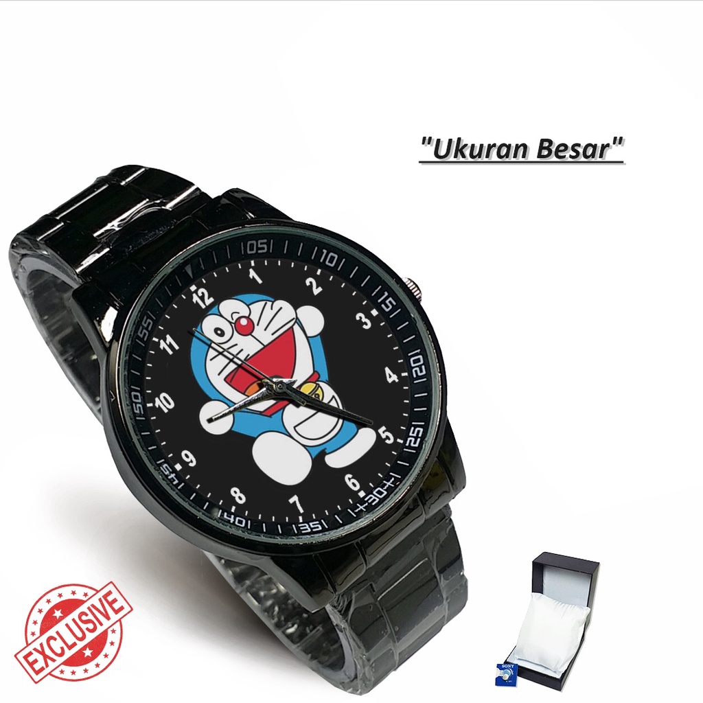 Jam Tangan Rantai Couple DORAEMON MOTIF - 2 (Special)