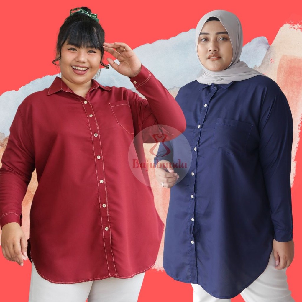 LD 130 TUNIK JUMBO BAJU BIG SIZE WANITA SALSA