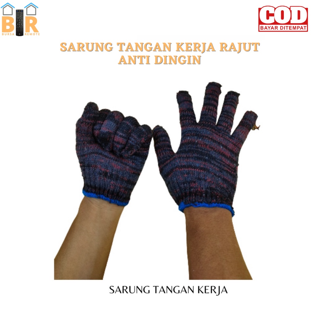 Sarung Tangan KERJA RAJUT ANTI DINGIN