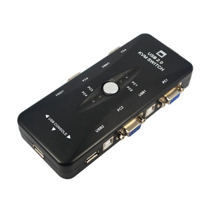 Switch | New Kvm Usb 4 Port - Kvm Switch 4 Port Usb Typ